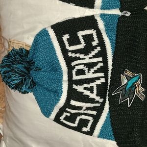 San Jose Sharks New Era NHL Beanie OS. NEW WITH TAGS